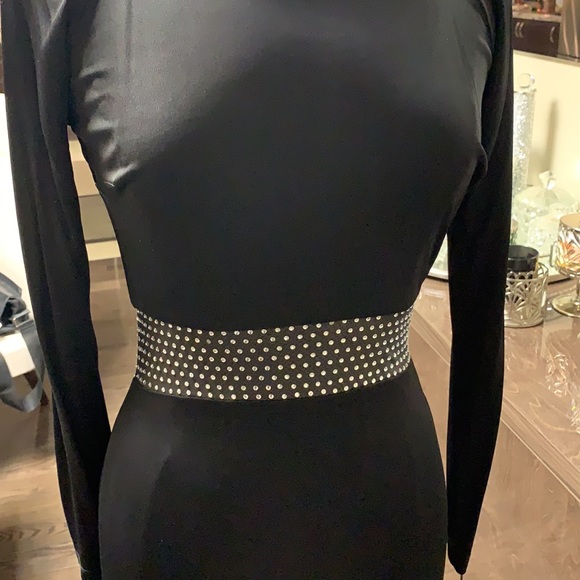 Nicole Bakti Rhinstone Gown Formal Dress - Picture 15 of 17